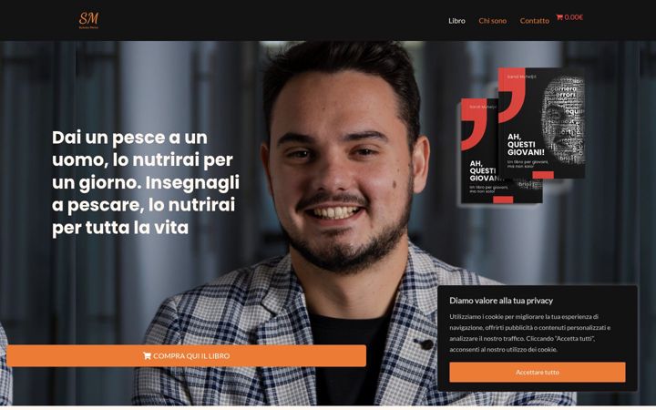 Screenshot of ah-questigiovani.it