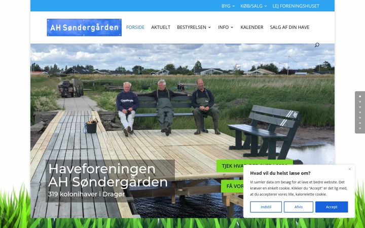 Screenshot of ah-soendergaarden.dk