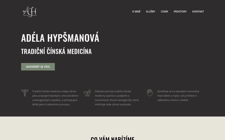 Screenshot of ah-terapietcm.cz