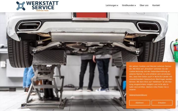 Screenshot of ah-werkstatt-service.de