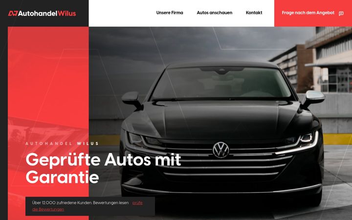 Screenshot of ah-wilus.de