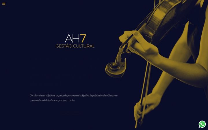 Screenshot of ah7cultura.com.br