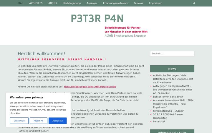 Screenshot von aha-koelnbonn.de