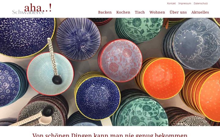 Screenshot of aha-schwaderer.de
