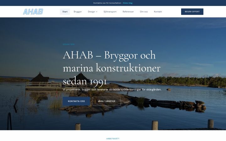 Screenshot of ahabs.se