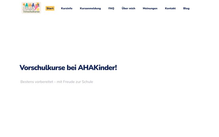 Skjermbilde av ahakinder.de