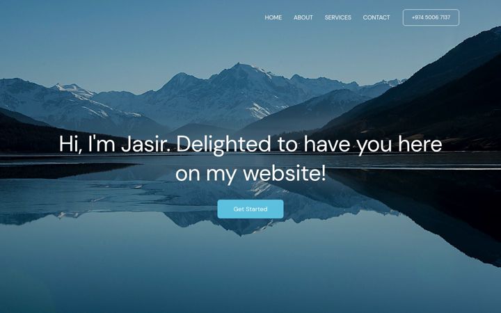 Screenshot of ahamedjasir.com