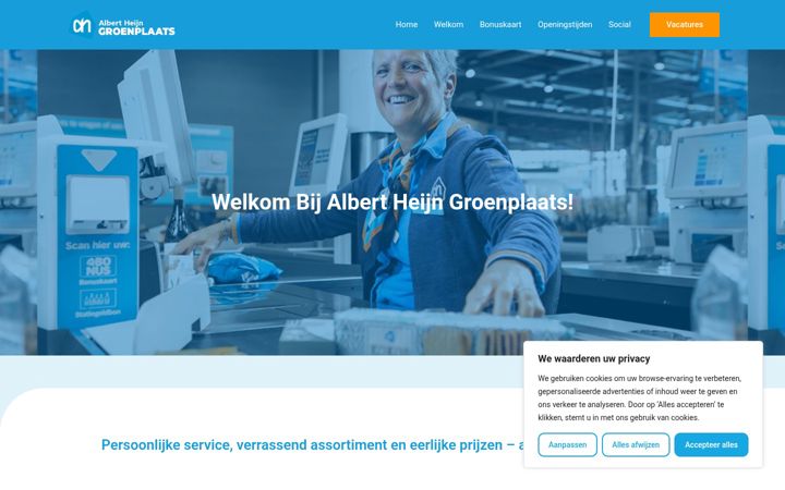 Screenshot of ahantwerpen.be