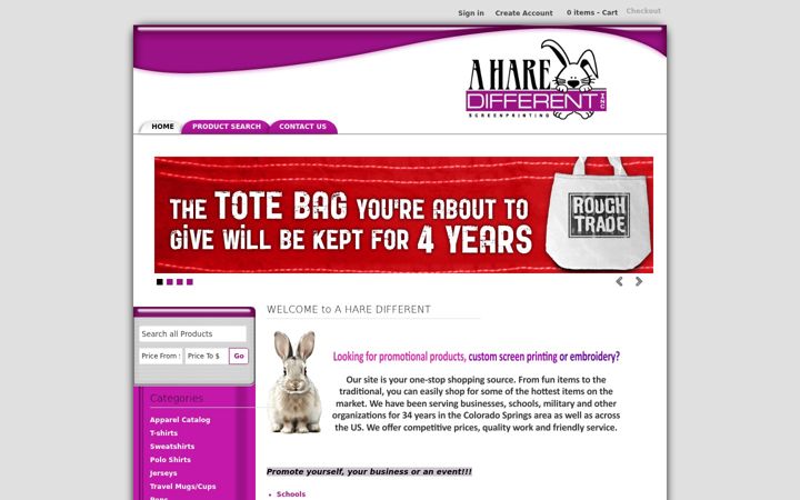 Screenshot ta' aharedifferent.com