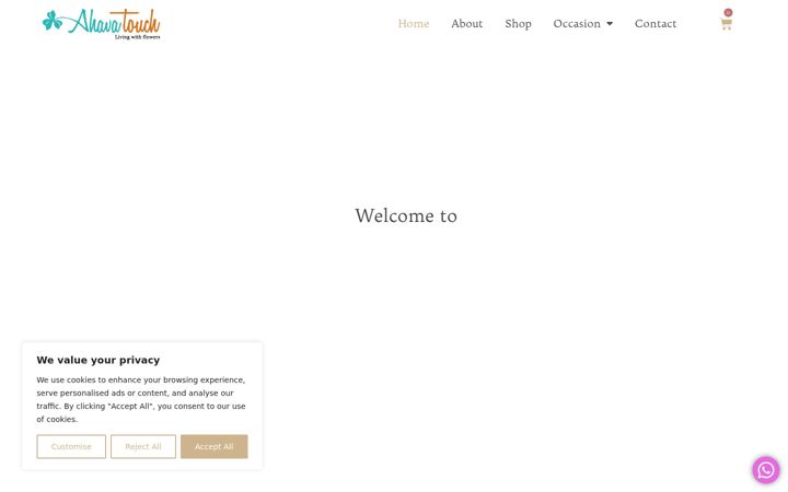 Screenshot of ahavatouch.com