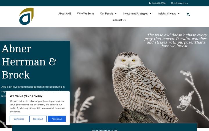 Screenshot of ahbi.com