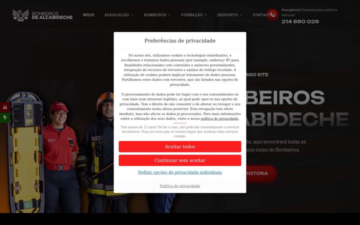 Screenshot of ahbva.pt