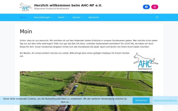 Screenshot of ahc-nf.de
