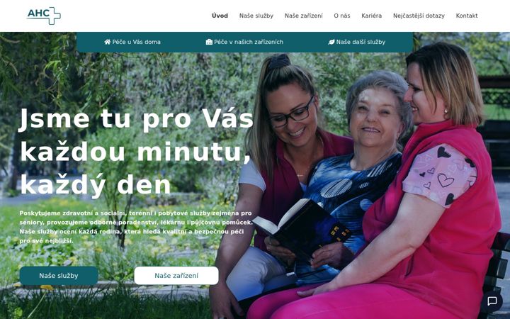 Screenshot van ahc.cz