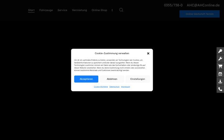 Screenshot of ahconline.de