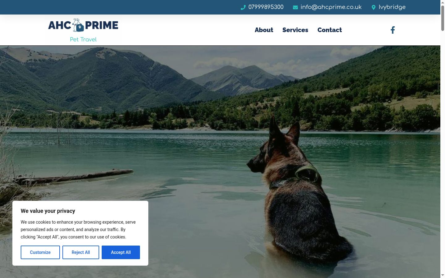 Capture d'écran de la bannière de consentement affichée avant toute interaction