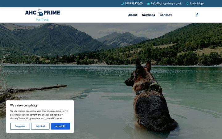 Screenshot of ahcprime.co.uk
