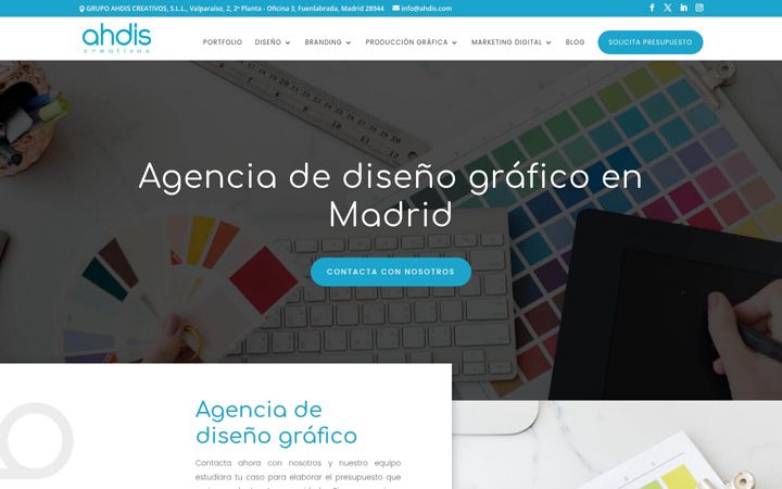 Screenshot of ahdis.com