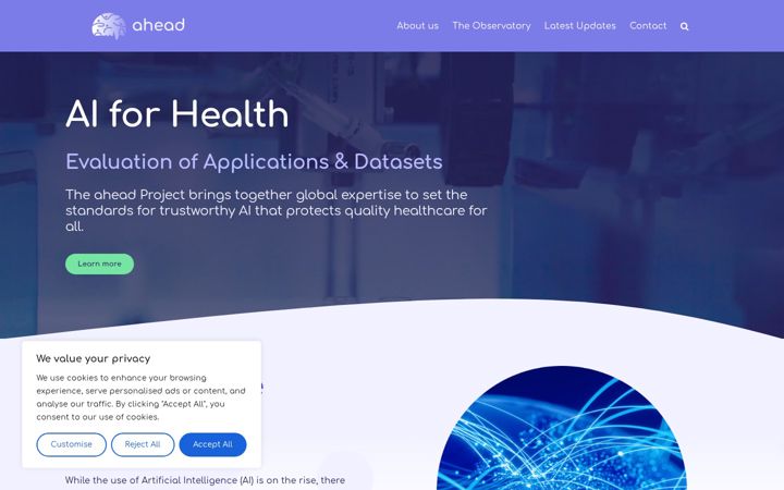 Screenshot of ahead-msca.eu