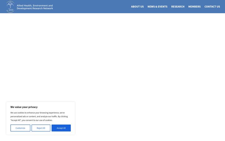 Screenshot of ahead-network.net