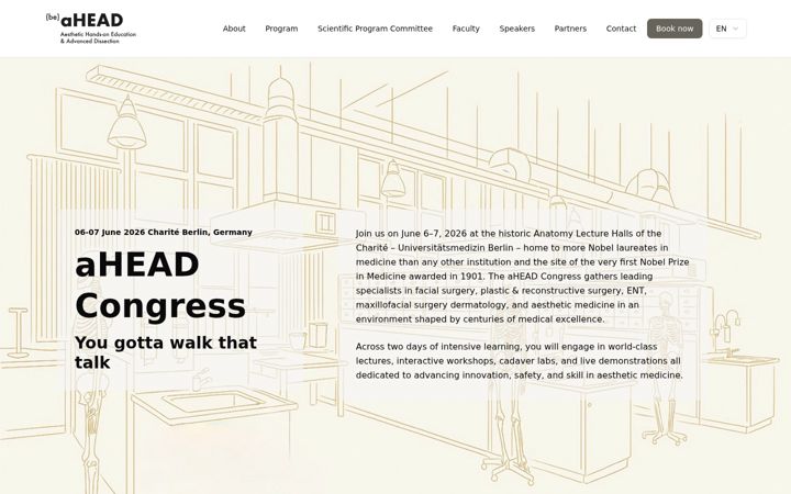 Screenshot of aheadcongress.com