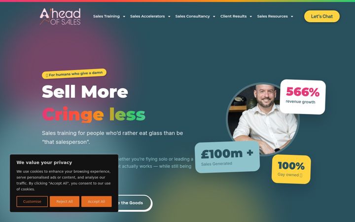 Ekrānuzņēmums no aheadofsales.co.uk