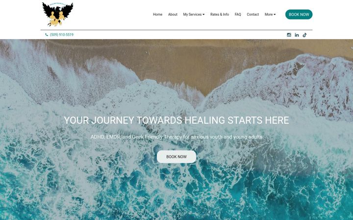 Screenshot of ahealingpause.com