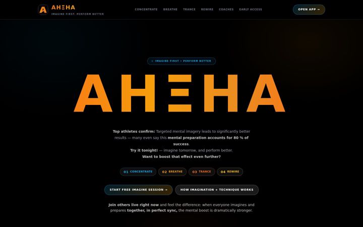 Screenshot of aheha.com