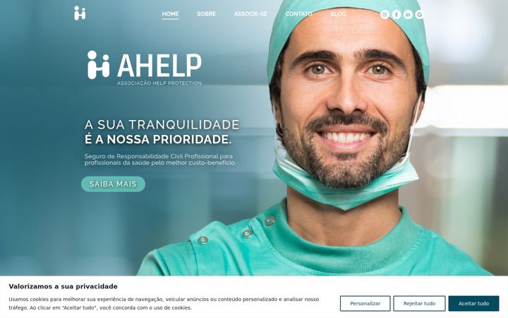Screenshot of ahelp.med.br