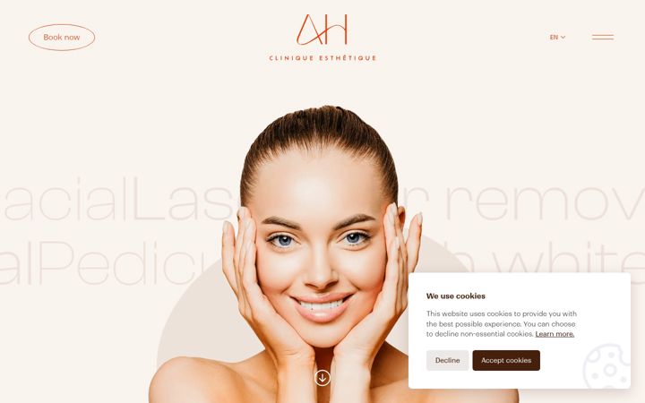 Screenshot of ahesthetique.com