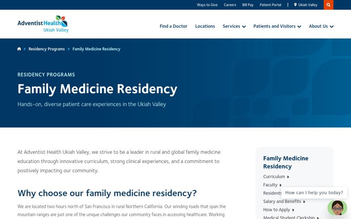 Screenshot of ahfamilyresidency.org