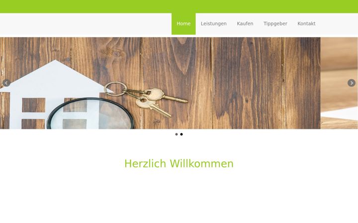 Screenshot of ahg-immo.de