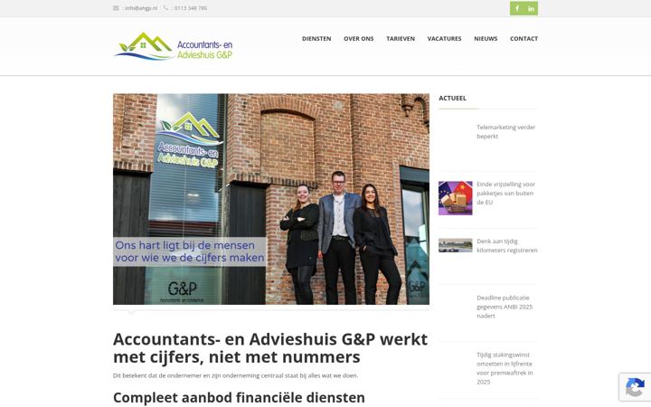 Screenshot of ahgp.nl