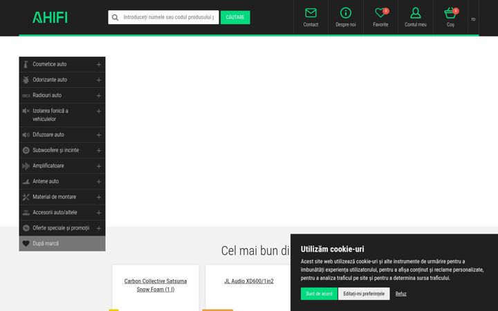 Zrzut ekranu ahifi.ro