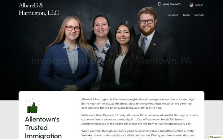 Screenshot of ahilaw.com