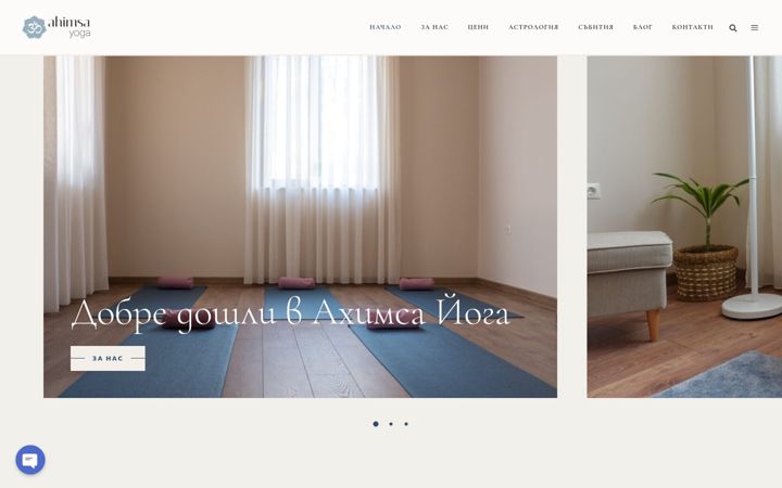 Screenshot of ahimsa.bg