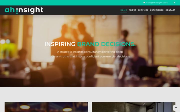 Screenshot of ahinsight.co.uk