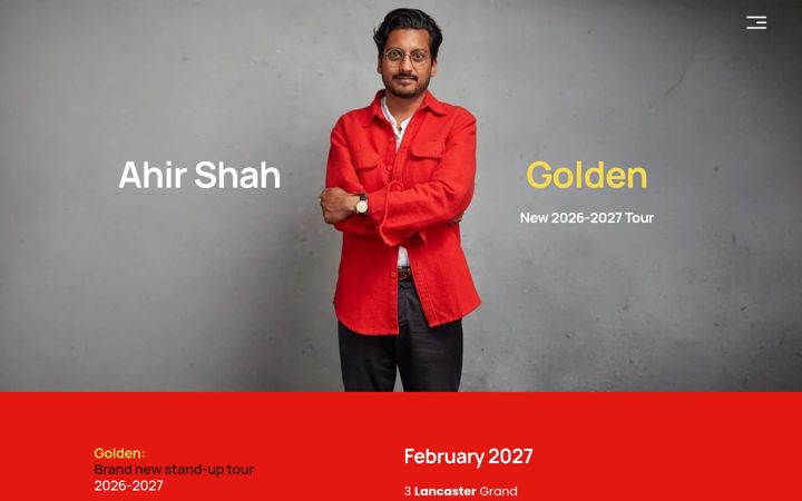 Screenshot of ahirshah.com
