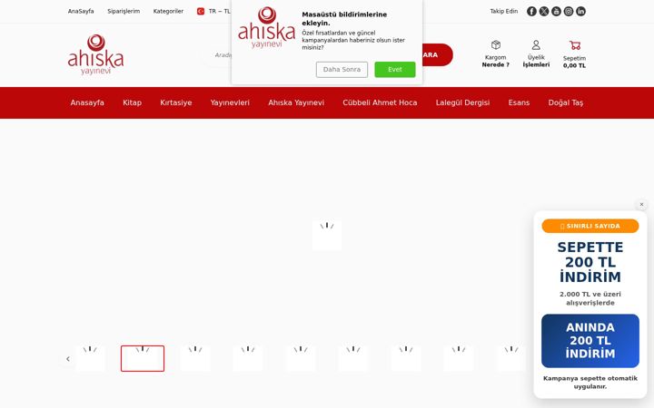 Screenshot of ahiskayayinevi.com
