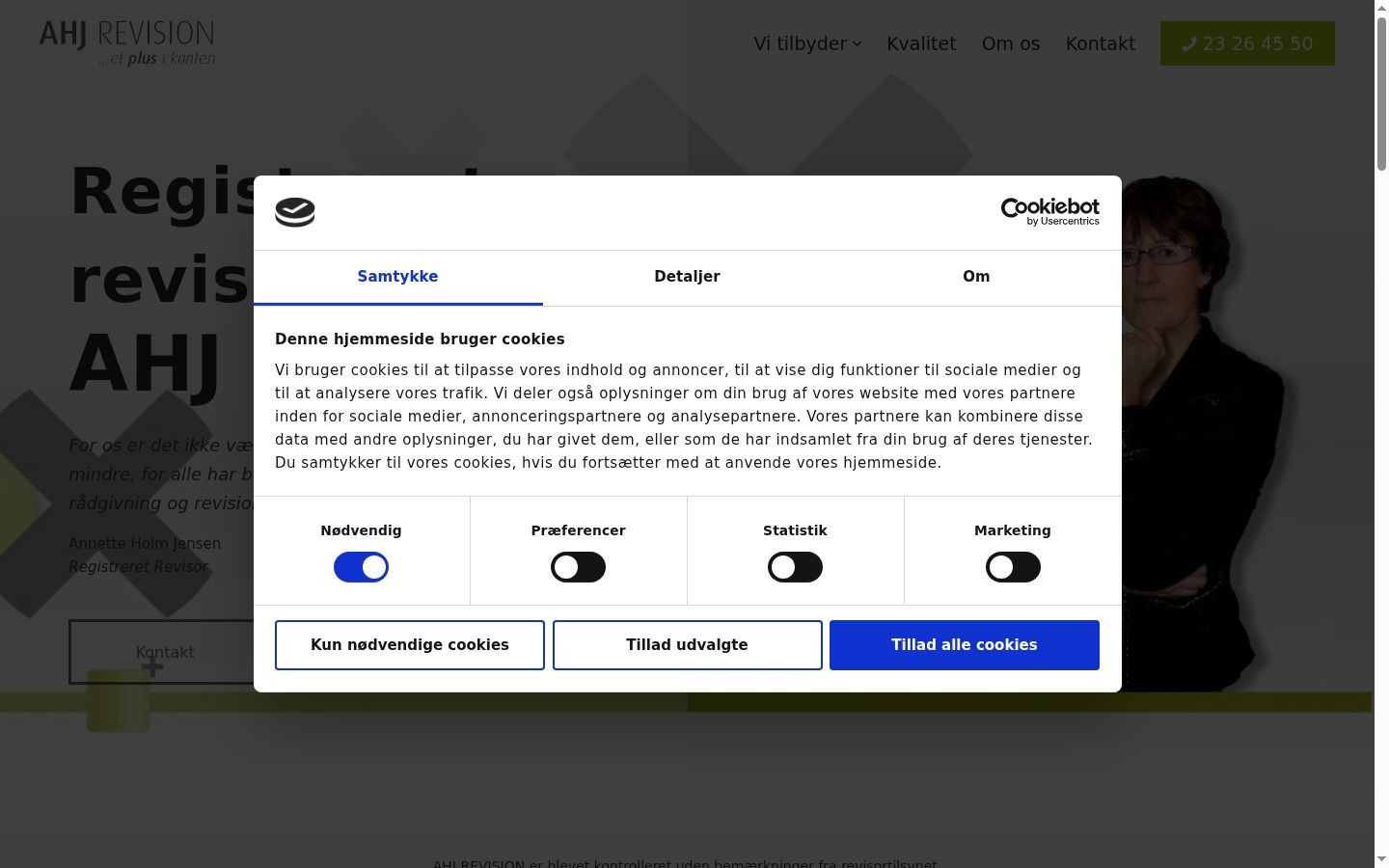 Sutikimo reklamjuostės, rodytos prieš bet kokią sąveiką, ekrano kopija
