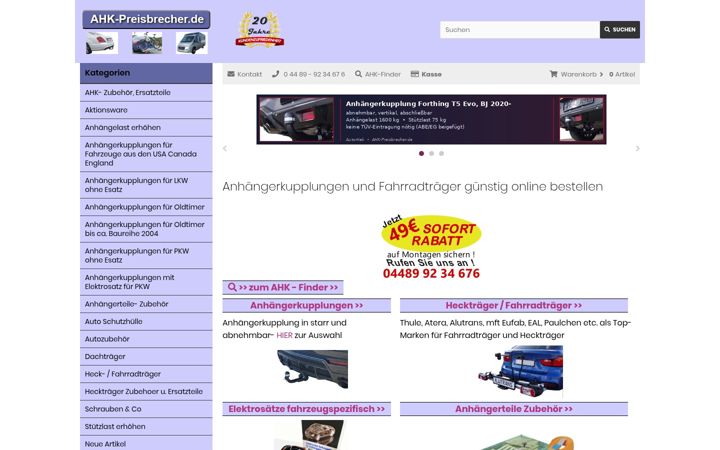 Screenshot of ahk-preisbrecher.de