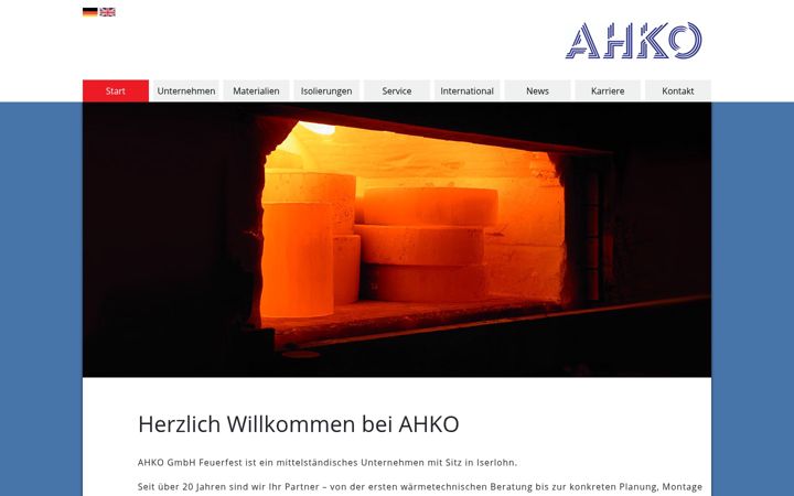Screenshot of ahko.com
