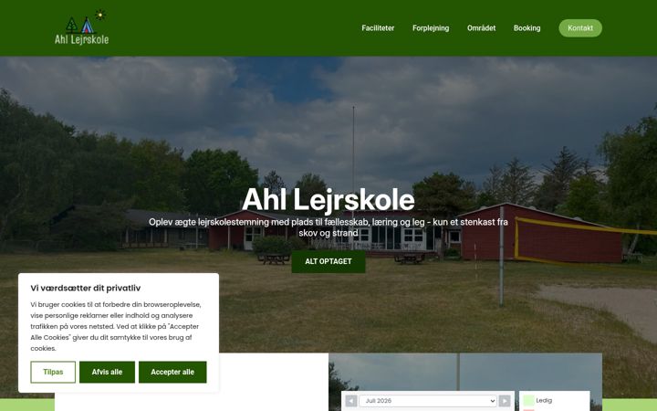 Screenshot of ahl-lejrskole.dk