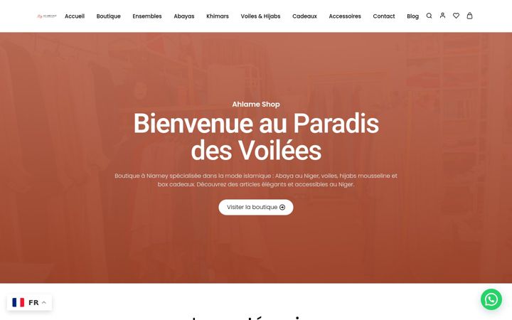 Screenshot ta' ahlameshop.com