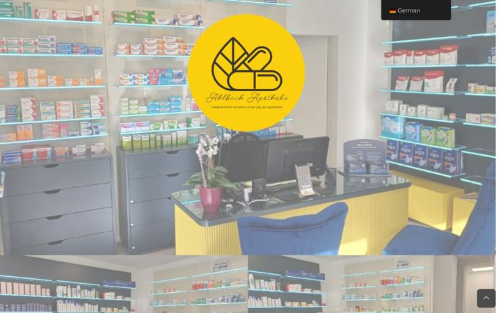 Snimka zaslona za ahlbach-apotheke.de