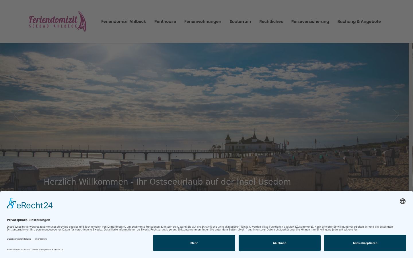 Screenshot tal-banner tal-kunsens muri qabel kwalunkwe interazzjoni