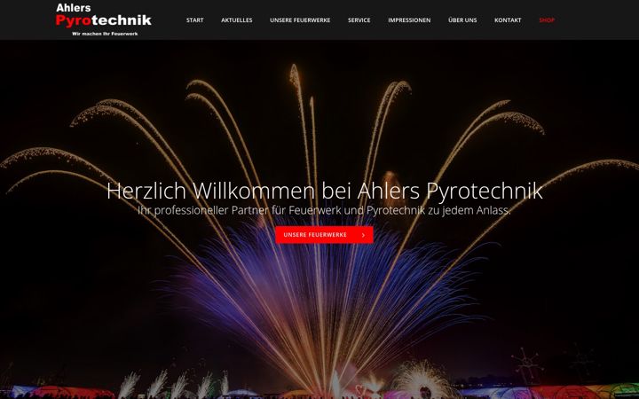 Screenshot of ahlers-pyrotechnik.de