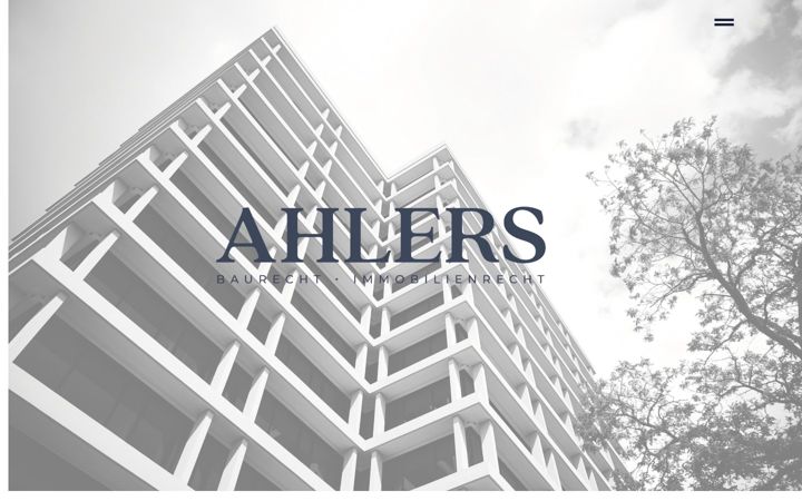 Screenshot of ahlersbaurecht.com