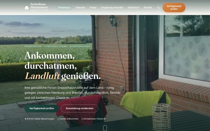 Képernyőkép: ahlerstedt-ferienhaus.de