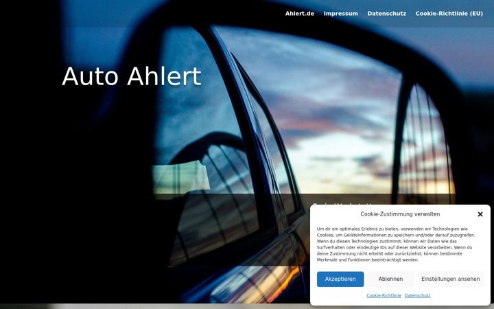 Screenshot του ahlert.de